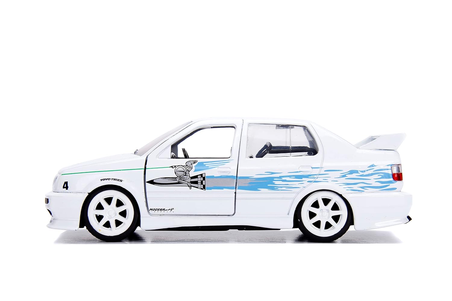 Fast and Furious Jesse Volkswagen Jetta White  Movie 1/32 Diecast Model Car by Jada