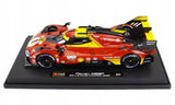 Pre Order Bburago Ferrari 499P #50 LMH FIA 24h Le Mans Hypercar 2024 1/18 scale car with case