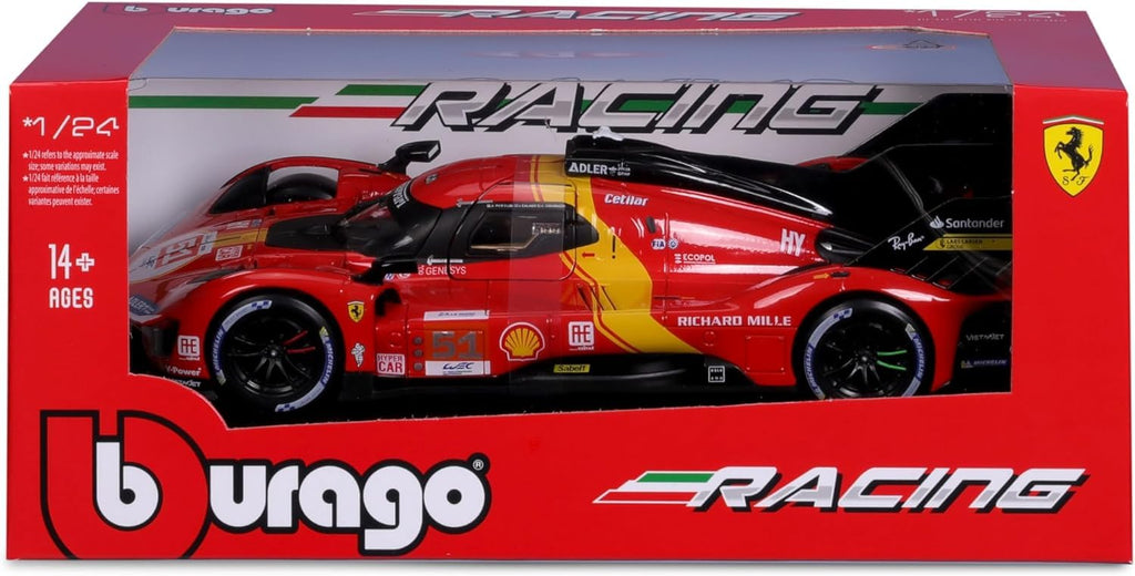 Bburago 2023 Racing 499P LMH #51 Racing Team 1/24