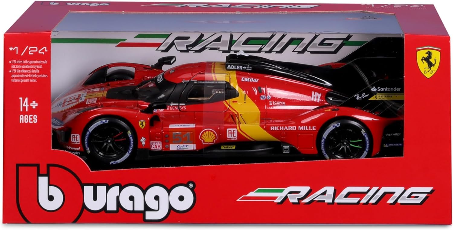 Bburago 2023 Racing 499P LMH #51 Racing Team 1/24