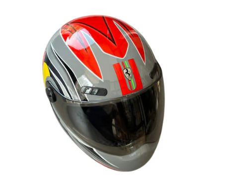 15mm miniature motorcycle helmet Baseball Pro Mini Gloss Black Multiple oversized intake and exhaust ports Racing collection Miniature motorcycle bike