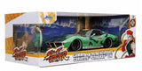 Hollywood Rides JADA Vehicle with figure Street Fighter 1969 cammy 6 Chevrolet corvette Stingray ZL1 1/24 diecast car