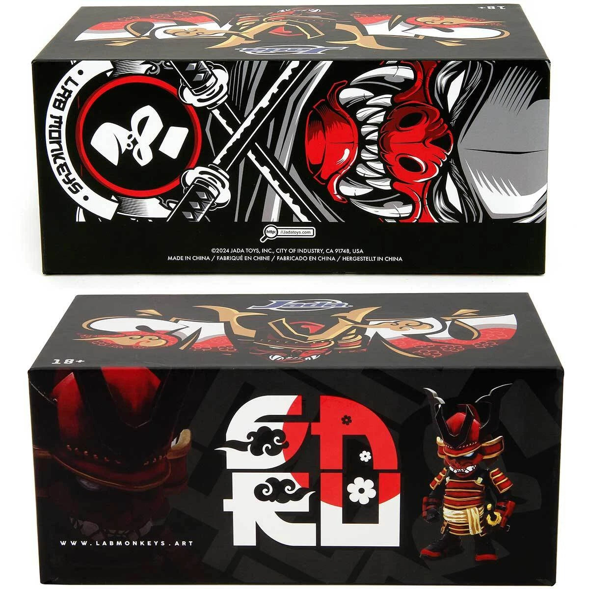 Jada Toys Hollywood Rides Labmonkeys Saru & Mazda RX-7 1/24 Scale diecast car with figure