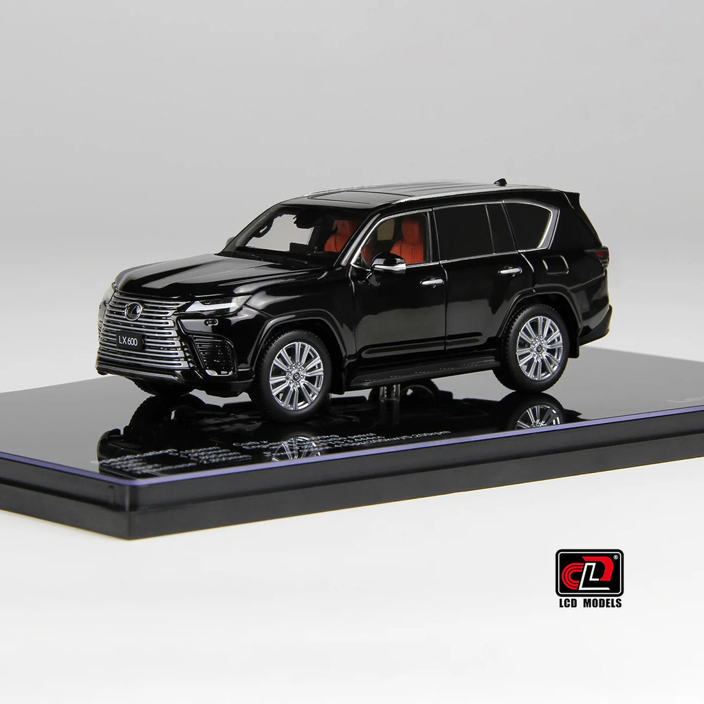 LCD Models LEXUS LX600 1/43 scale model diecast car Black Colour