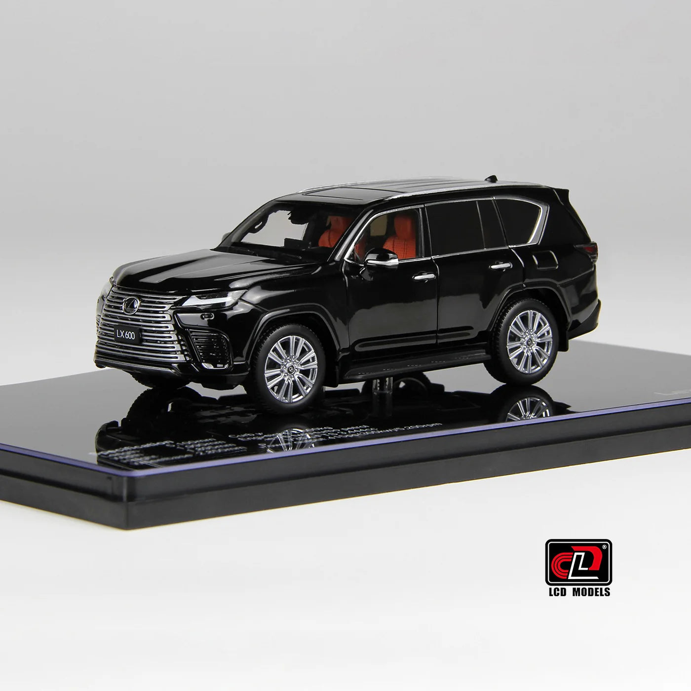 LCD Models LEXUS LX600 1/43 scale model diecast car Black Colour