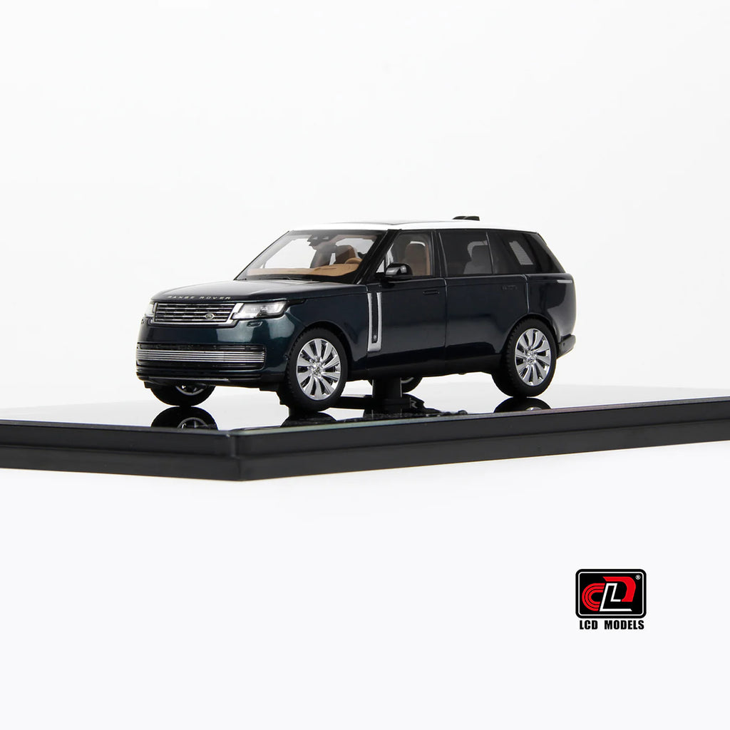 LCD Models Land Rover Range Rover SV SERENITY 1/43 scale model diecast car green and white top colour