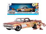 Looney Tunes Tasmanian Devil and 1967 Chevrolet El Camino - Hollywood Rides- 1/24 by Jada