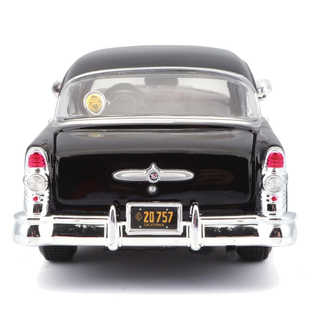 Maisto 1955 Buick Century 1/24 white black in acrylic case