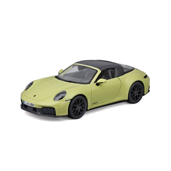 Pre Order Maisto 2025 Porsche 911 (992.2) Targa 4 GTS Hybrid Yellow 1/18