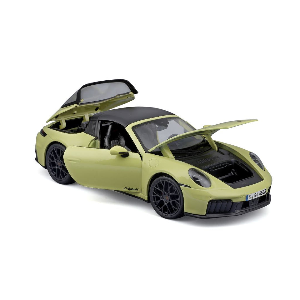 Maisto 2025 Porsche 911 (992.2) Targa 4 GTS Hybrid Yellow 1/18