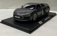 Maisto Audi R8 V10 Plus 1/24 Grey scale model car