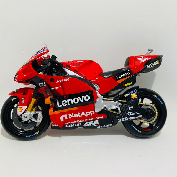 Maisto MotoGP Ducati Lenovo Team 2022 Desmosedici GP no. 63 Francesco Bagnaia - 1/18