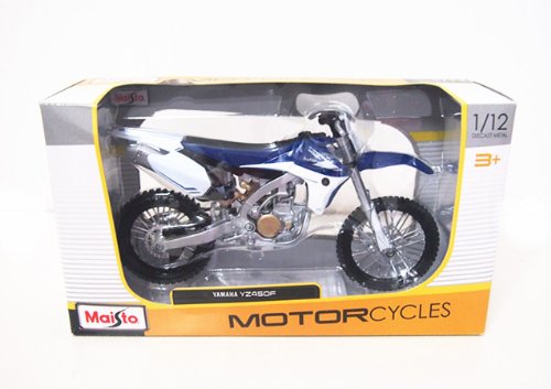 Maisto Yamaha YZ 450F Diecast Miniature Bike 1/12