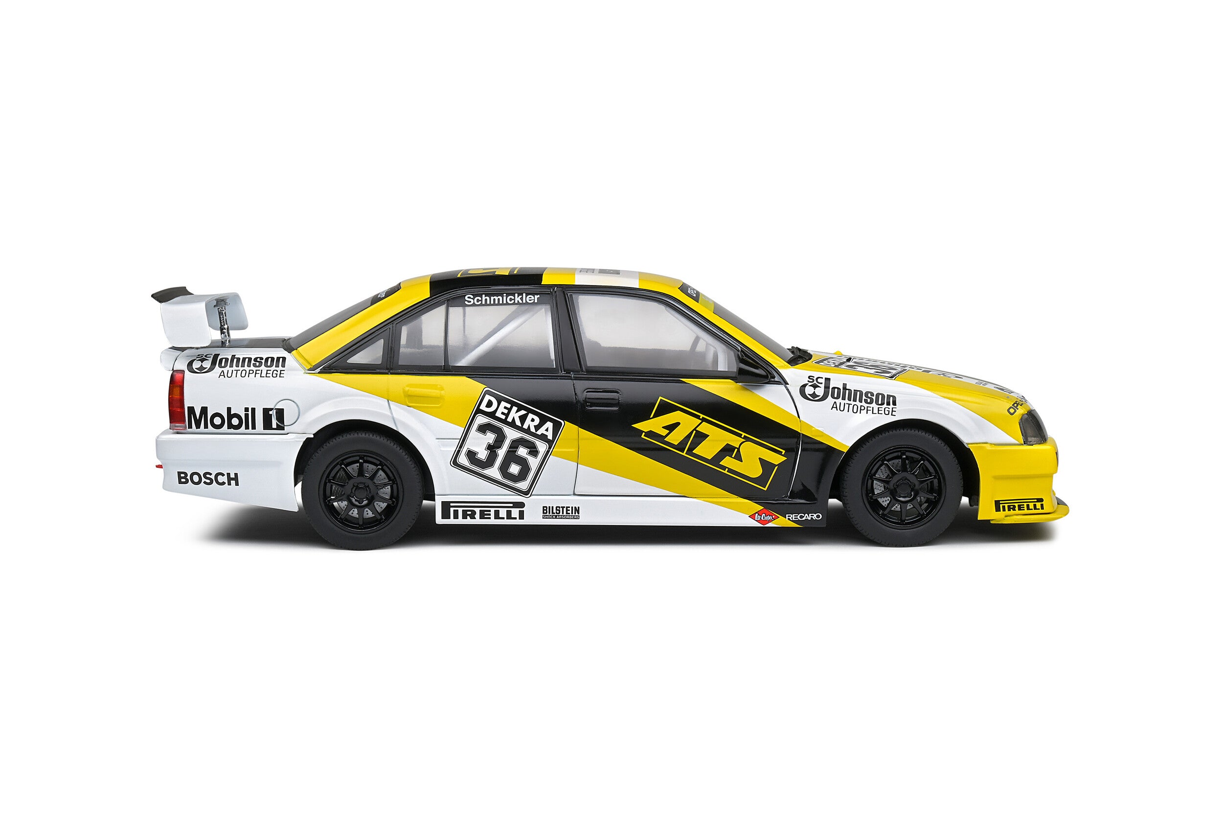 Solido Opel Omega Evolution 500 no.36 F Engstler DTM- 1991 - Yellow Diecast Car 1/18