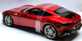Ferrari Roma Dark Red 1/24 Diecast Model Car by Bburago