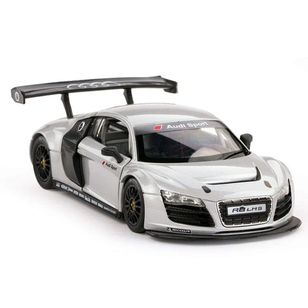 Rastar Audi R8 Silver diecast car 1/24 scale