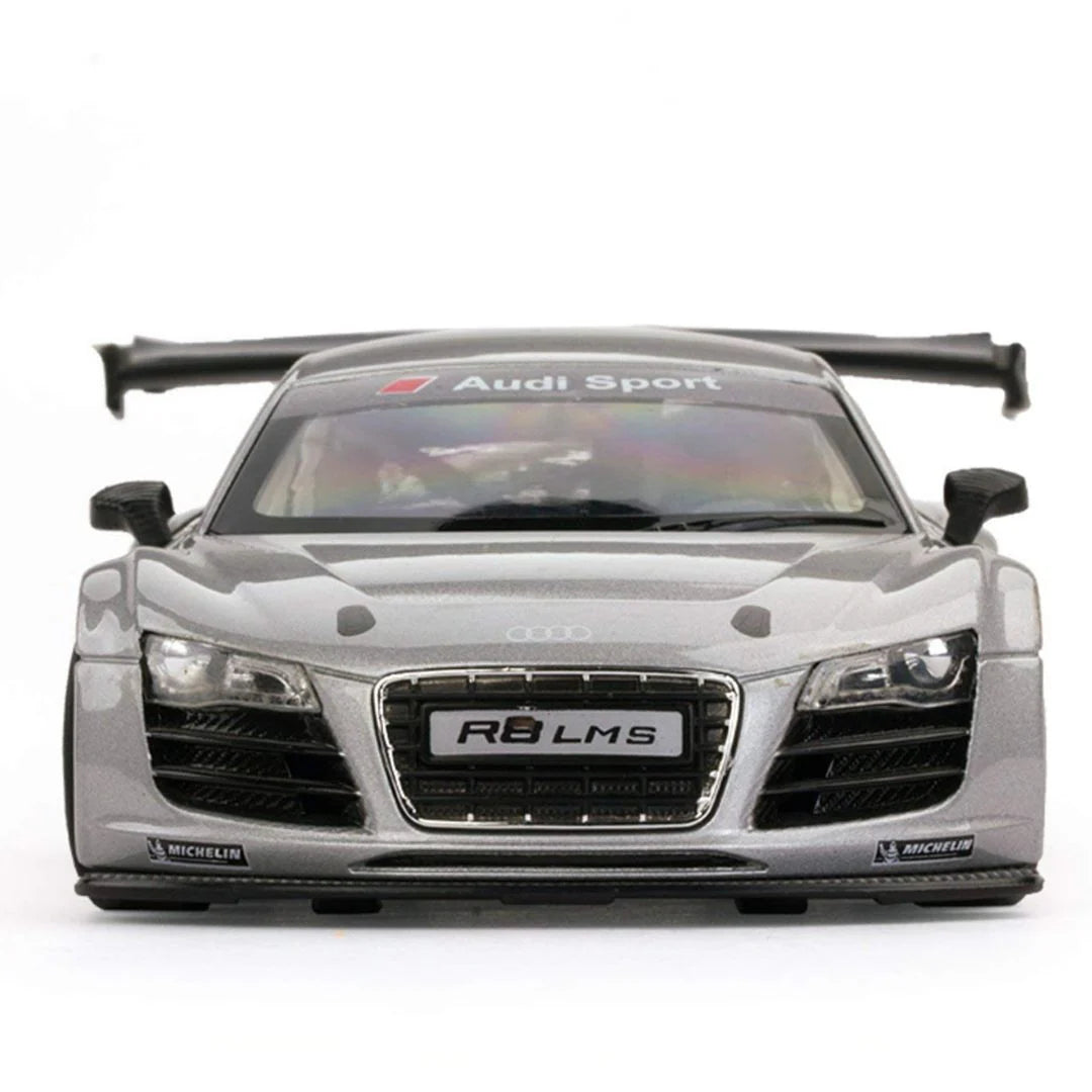 Rastar Audi R8 Silver diecast car 1/24 scale