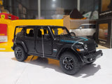 Rastar Jeep Wrangler Rubicon 4xe Black diecast car 1/24 scale