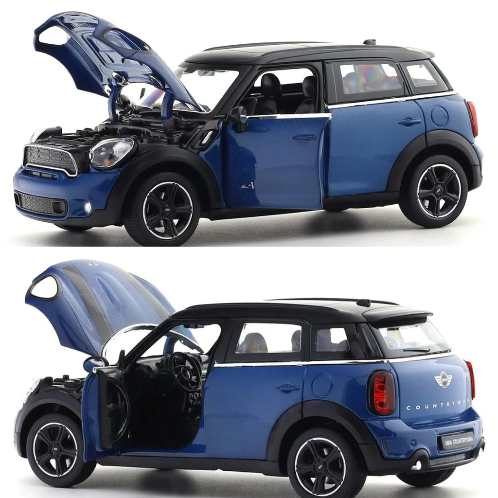 Rastar MINI Countryman Blue diecast car 1/24 scale