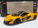 Rastar Mclaren P1 Yellow diecast car 1/24 scale