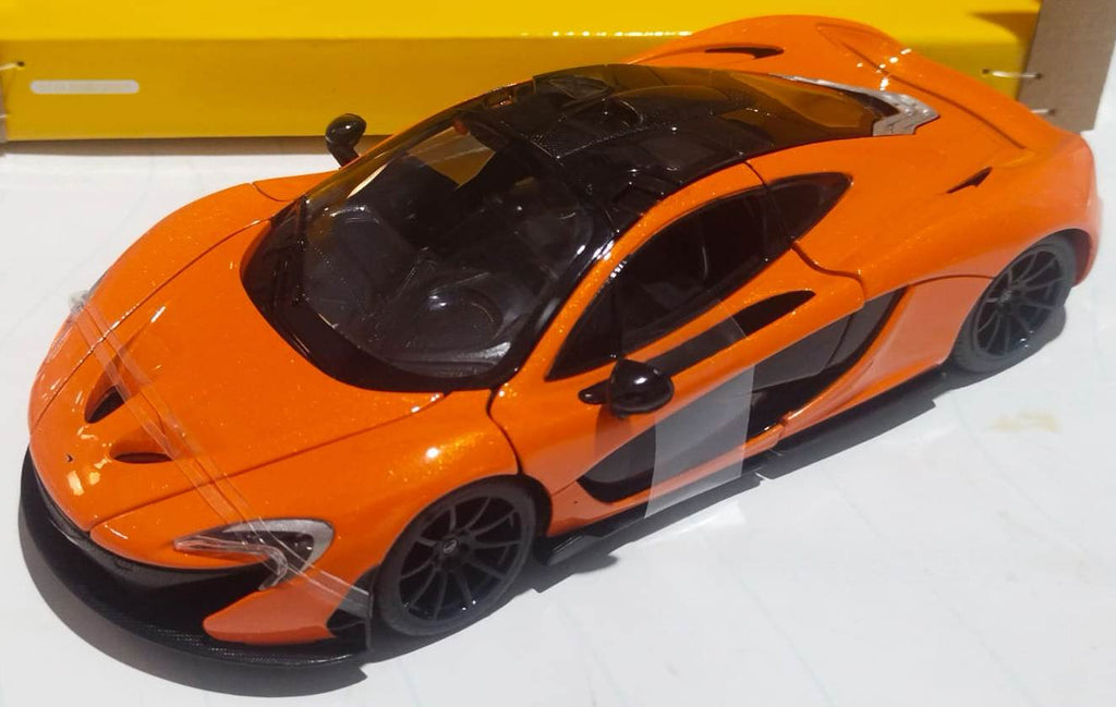 Rastar Mclaren P1 Orange diecast car 1/24 scale