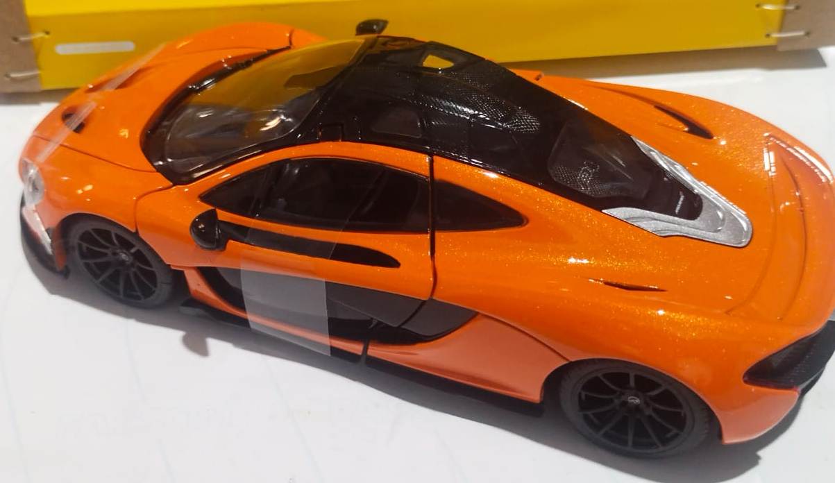 Rastar Mclaren P1 Orange diecast car 1/24 scale