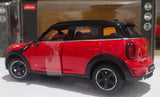 Rastar MINI Countryman Red diecast car 1/24 scale