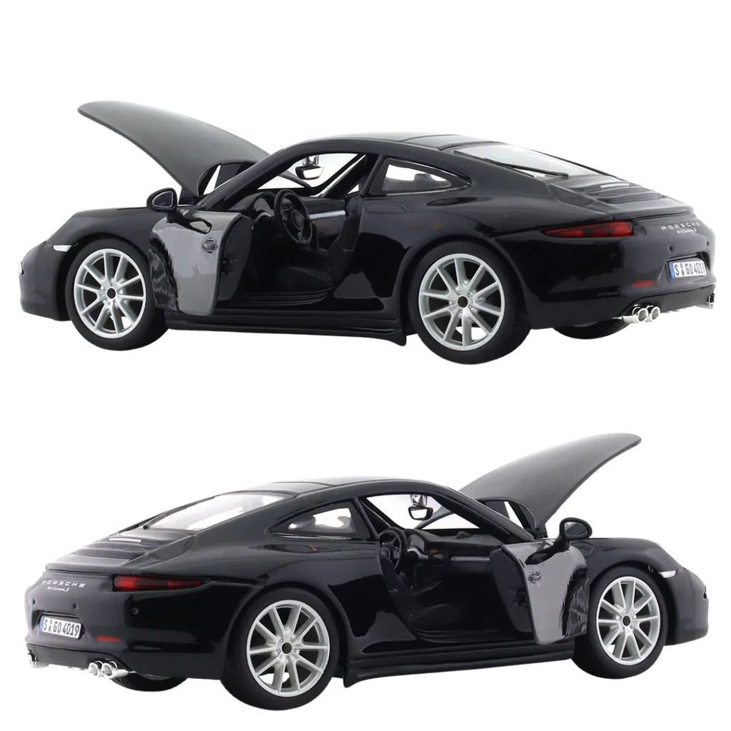 Rastar Porsche 911 black diecast car 1/24 scale