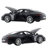 Rastar Porsche 911 black diecast car 1/24 scale