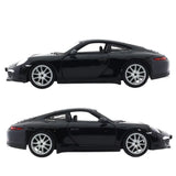 Rastar Porsche 911 black diecast car 1/24 scale