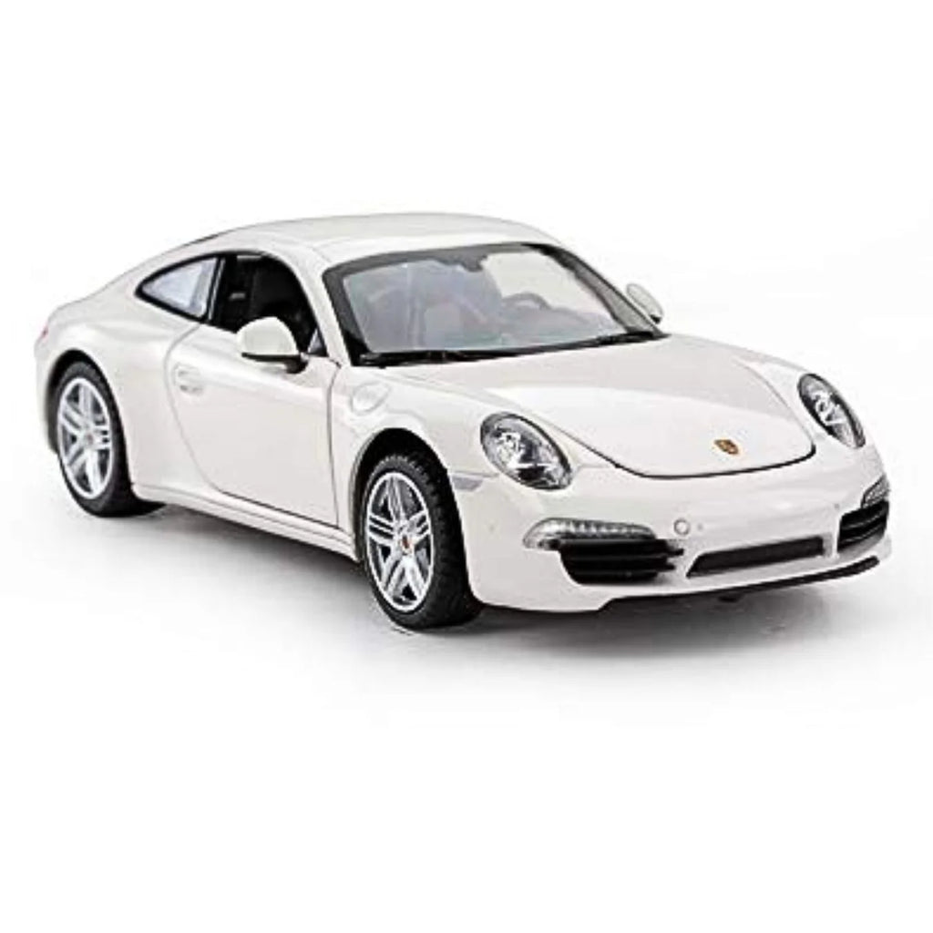Rastar Porsche 911 white diecast car 1/24 scale