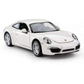 Rastar Porsche 911 white diecast car 1/24 scale