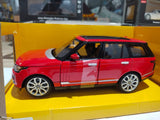 Rastar Range Rover Red diecast car 1/24 scale