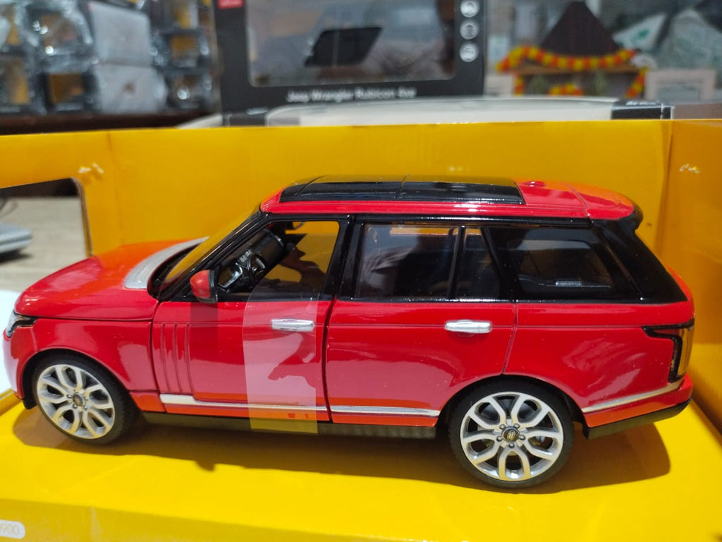 Range Rover Discast Rastar Range Rover Red diecast car 1/24 scale – Hobbytoys.co