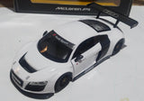 Rastar Audi R8 White diecast car 1/24 scale
