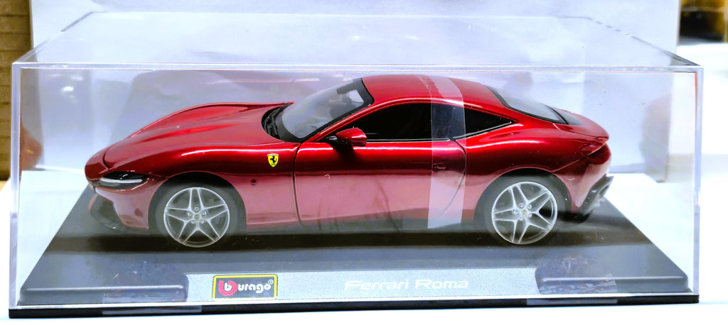 Ferrari Roma Dark Red 1/24 Diecast Model Car by Bburago