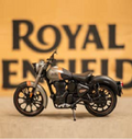 Royal Enfield Classic 350 Gun grey Metal Diecast Bike scale 1/12 by Maisto
