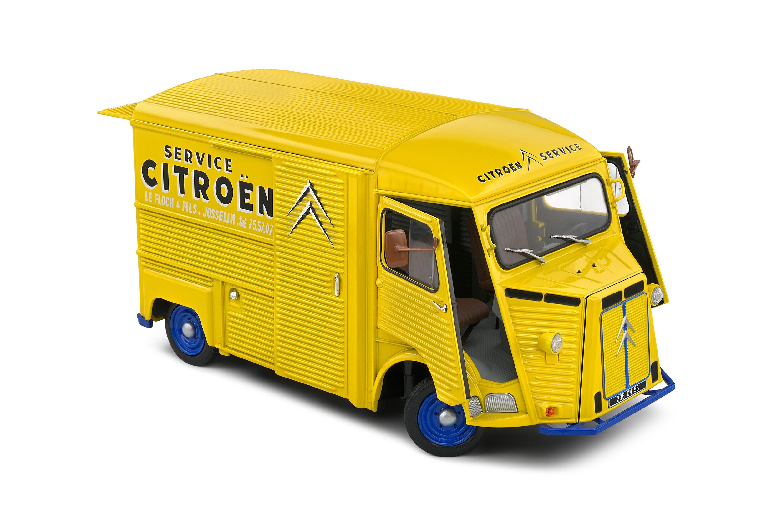 Solido 1969 Citroen Type HY Service Yellow Colour 1/18 scale diecast model car