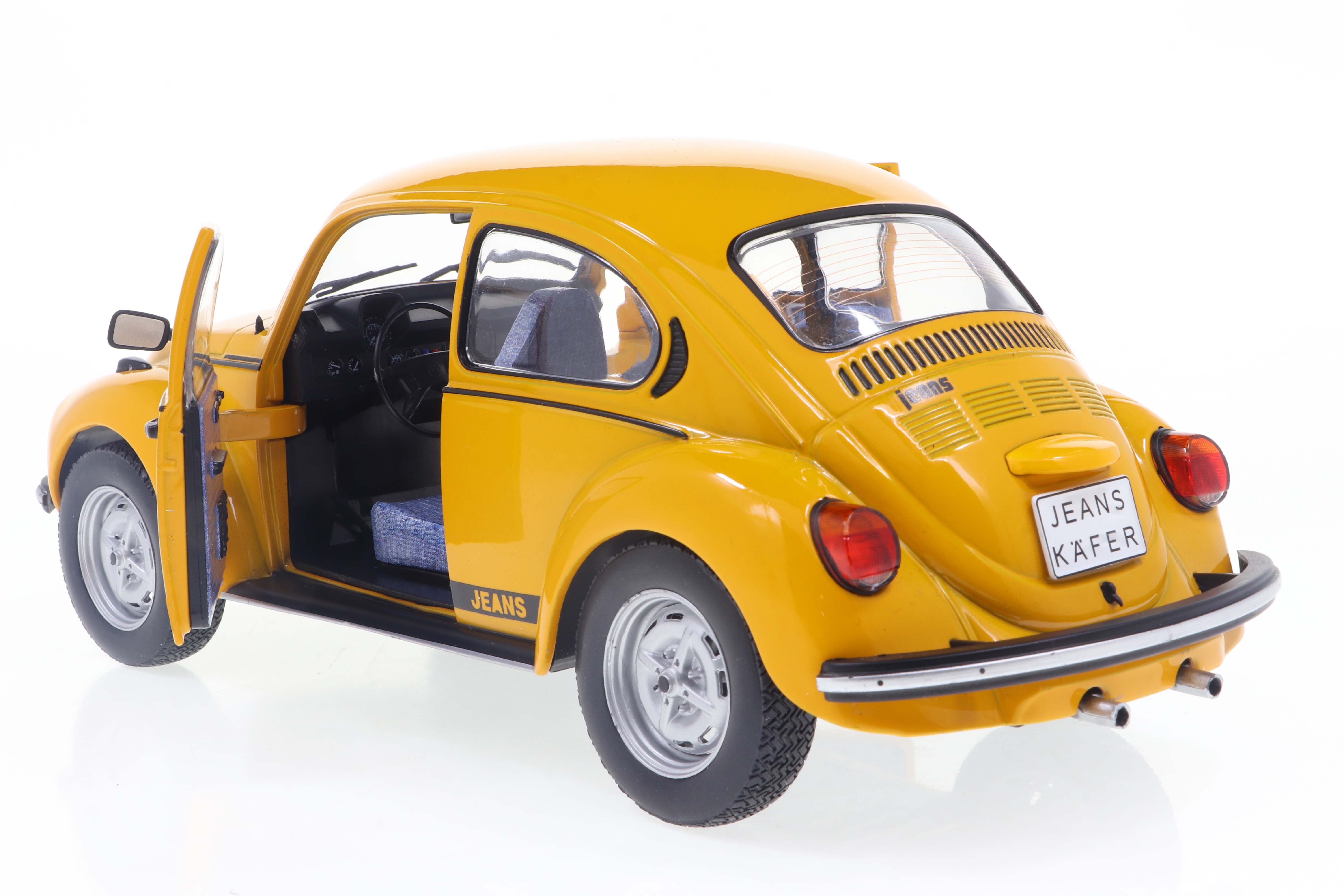 Solido 1974 Volkswagen Beetle Jeans Orange 1/18 scale diecast