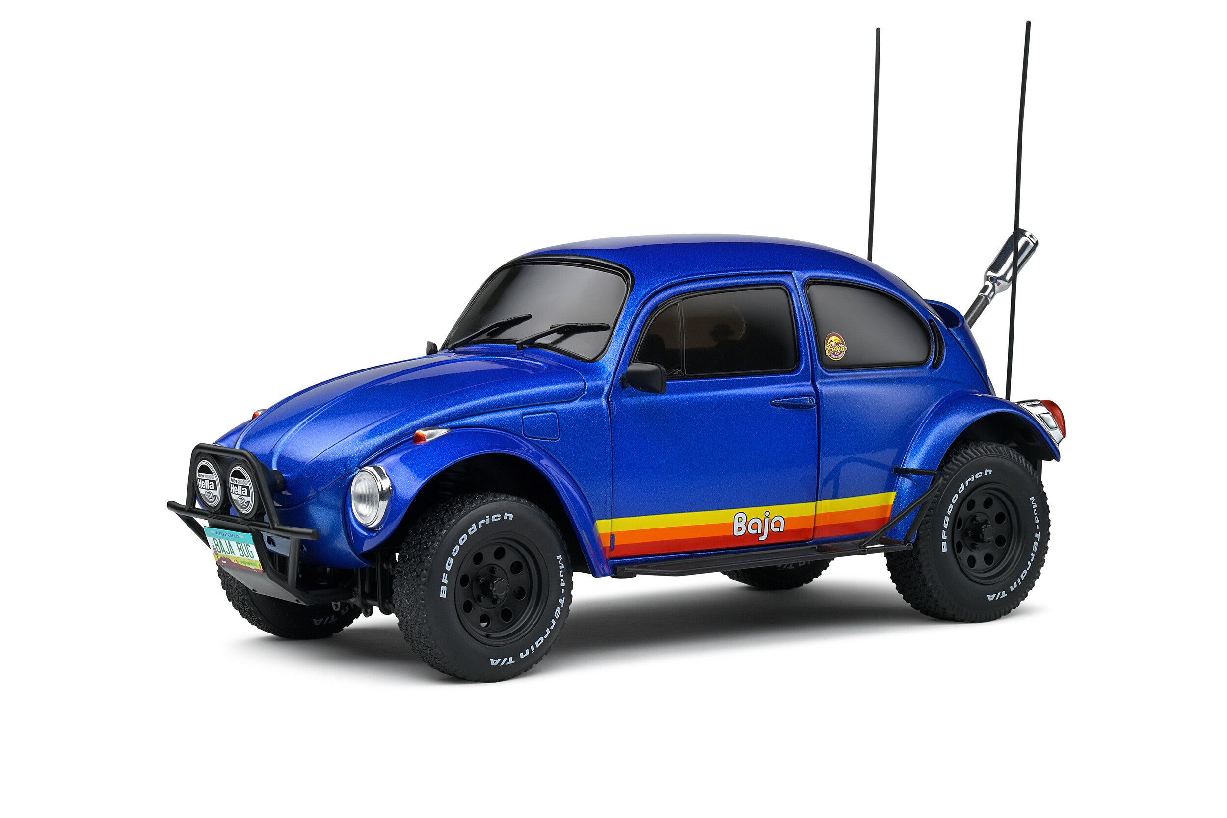 Solido 1975 Volkswagen Beetle Baja blue 1/18 scale diecast model car