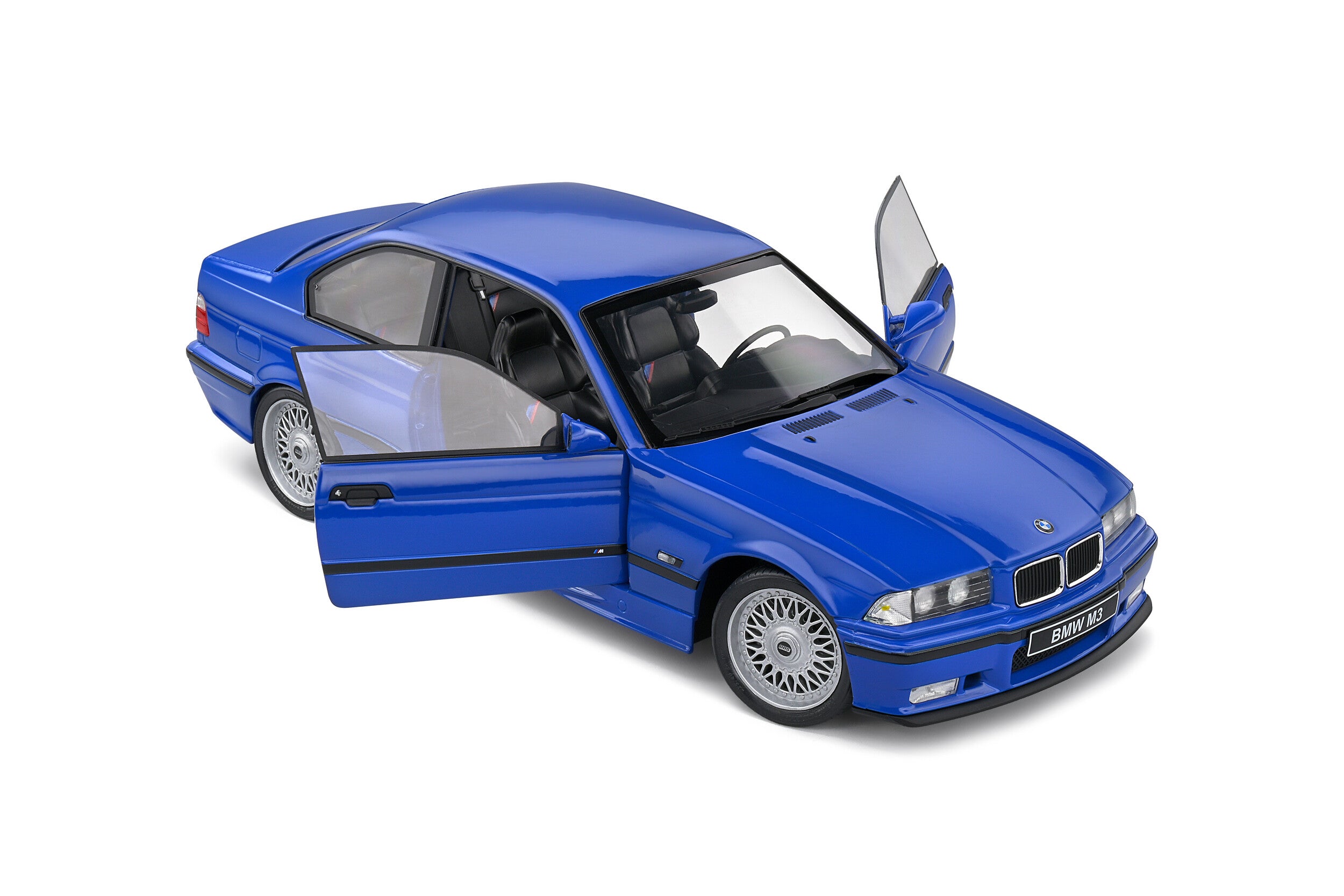 Solido 1996 BMW E36 Coupe M3 Santorin Blue 1/18 scale diecast