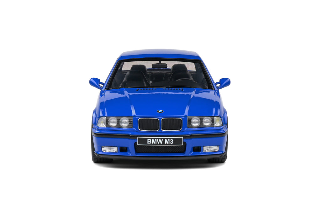 Solido 1996 BMW E36 Coupe M3 Santorin Blue 1/18 scale diecast model car