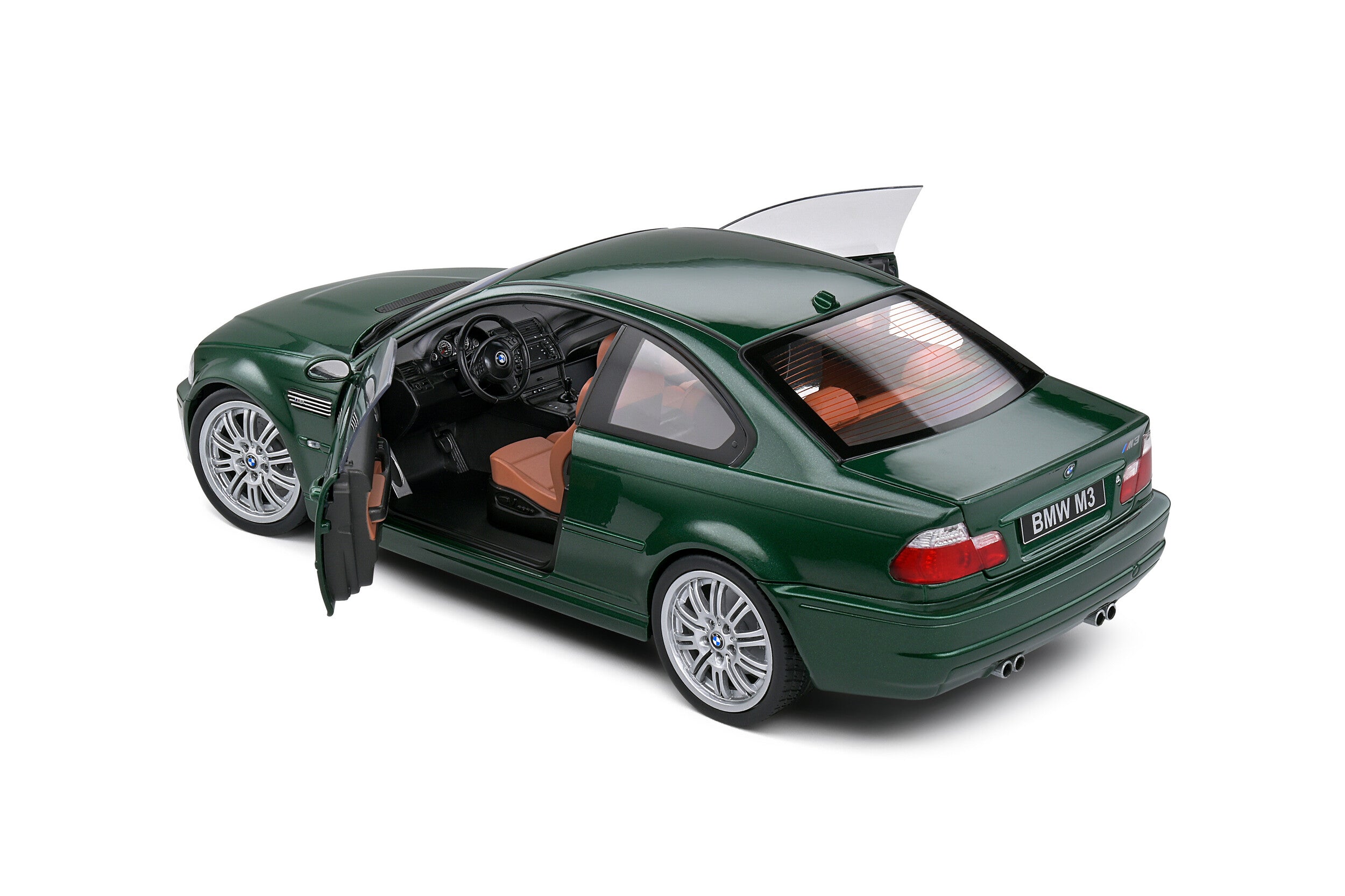 Solido 2000 BMW E46 M3 Coupe Oxford Green 1/18 scale diecast model car