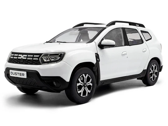 Solido 2024 Dacia Duster Ph 2.5 White 1/18 scale diecast model car