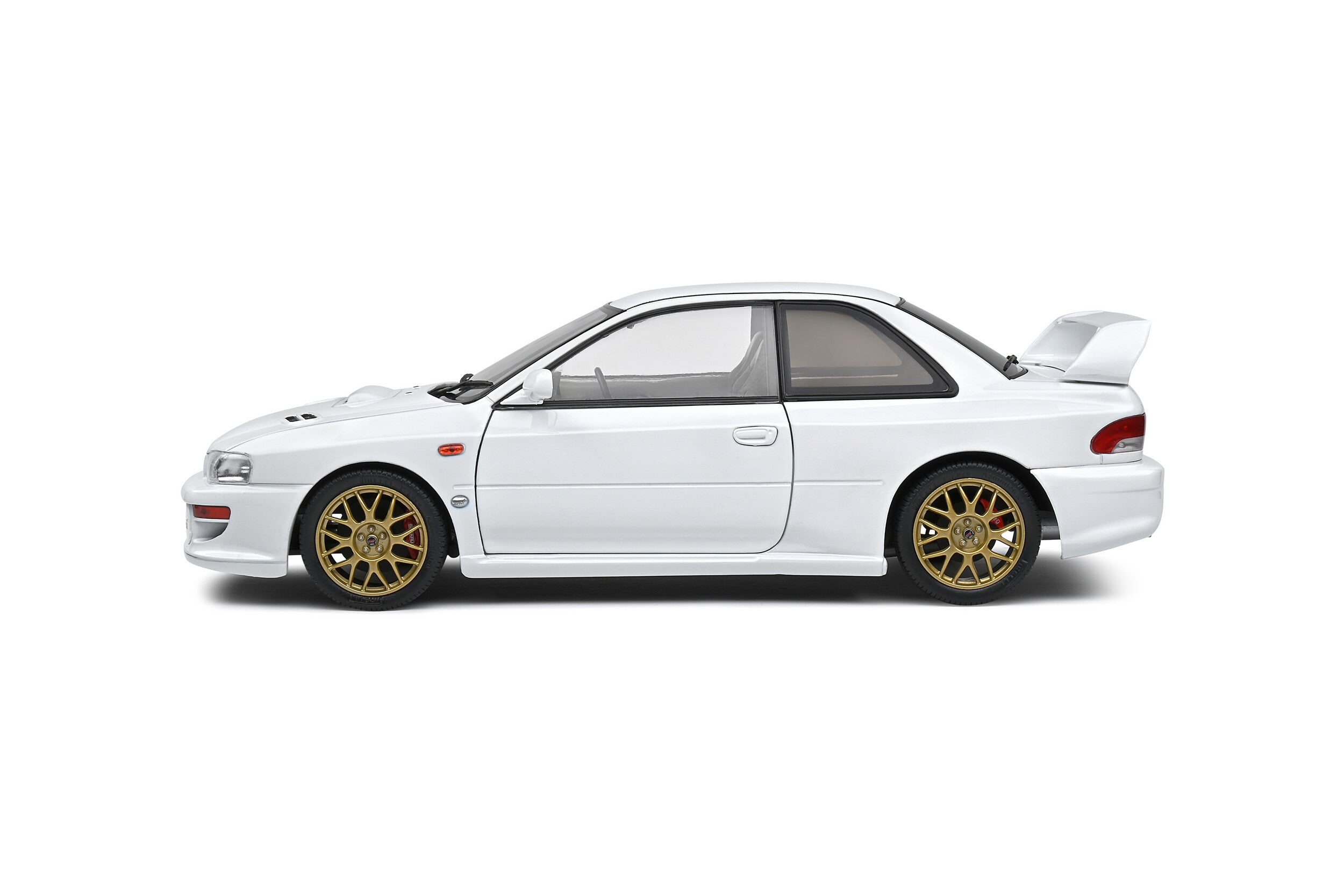 Solido Subaru Impreza 22B - 1998 - White Diecast Car 1/18