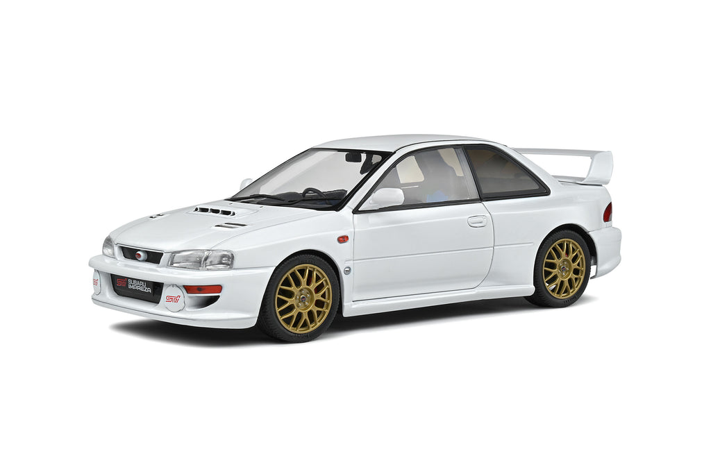 Solido Subaru Impreza 22B - 1998 - White Diecast Car 1/18