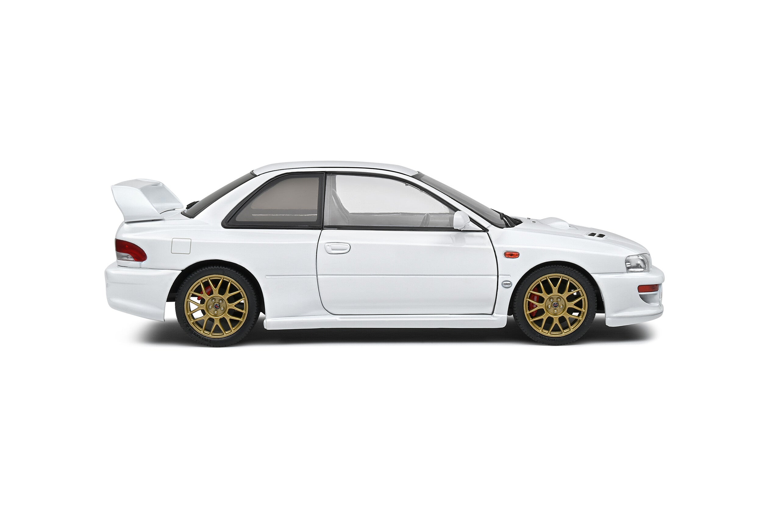 Solido Subaru Impreza 22B - 1998 - White Diecast Car 1/18
