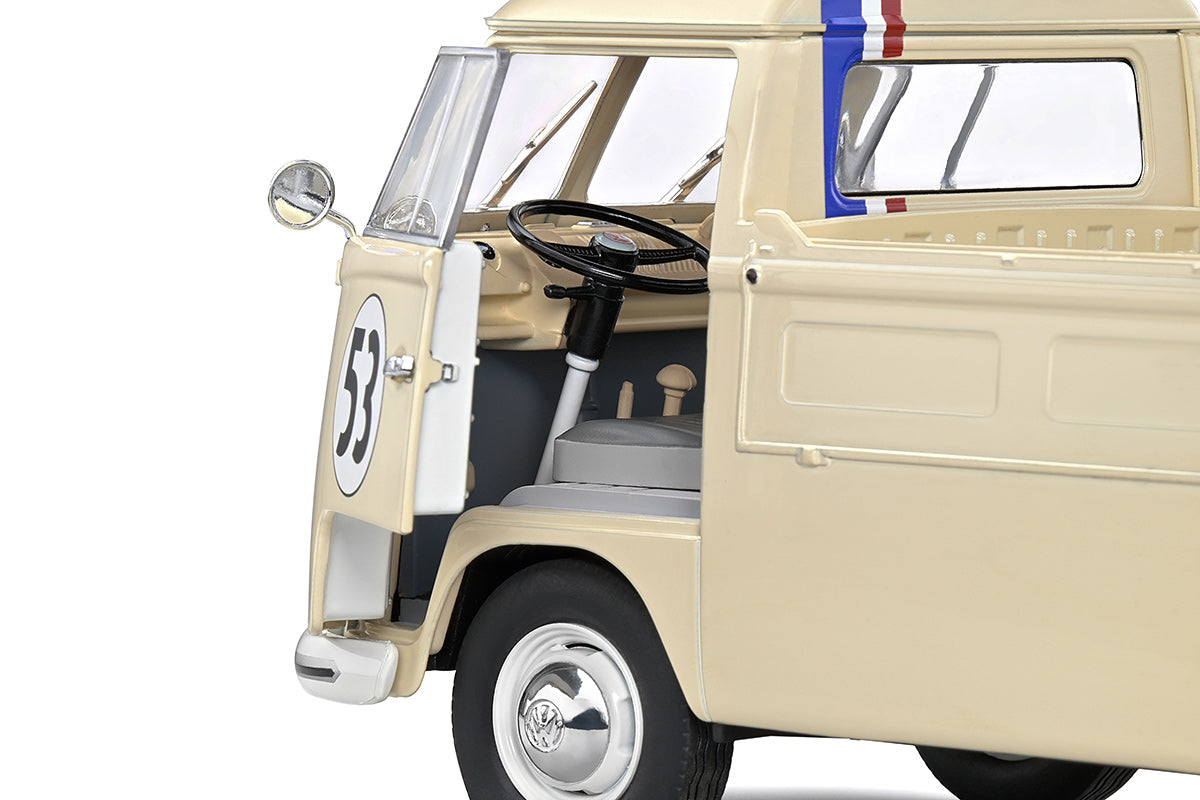Solido VOLKSWAGEN T1 PICK UP RACER 53 - 1950 - Beige Diecast Model 1/18