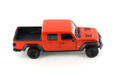Welly 2020 Jeep Gladiator Pickup orange diecast car 1/24 scale
