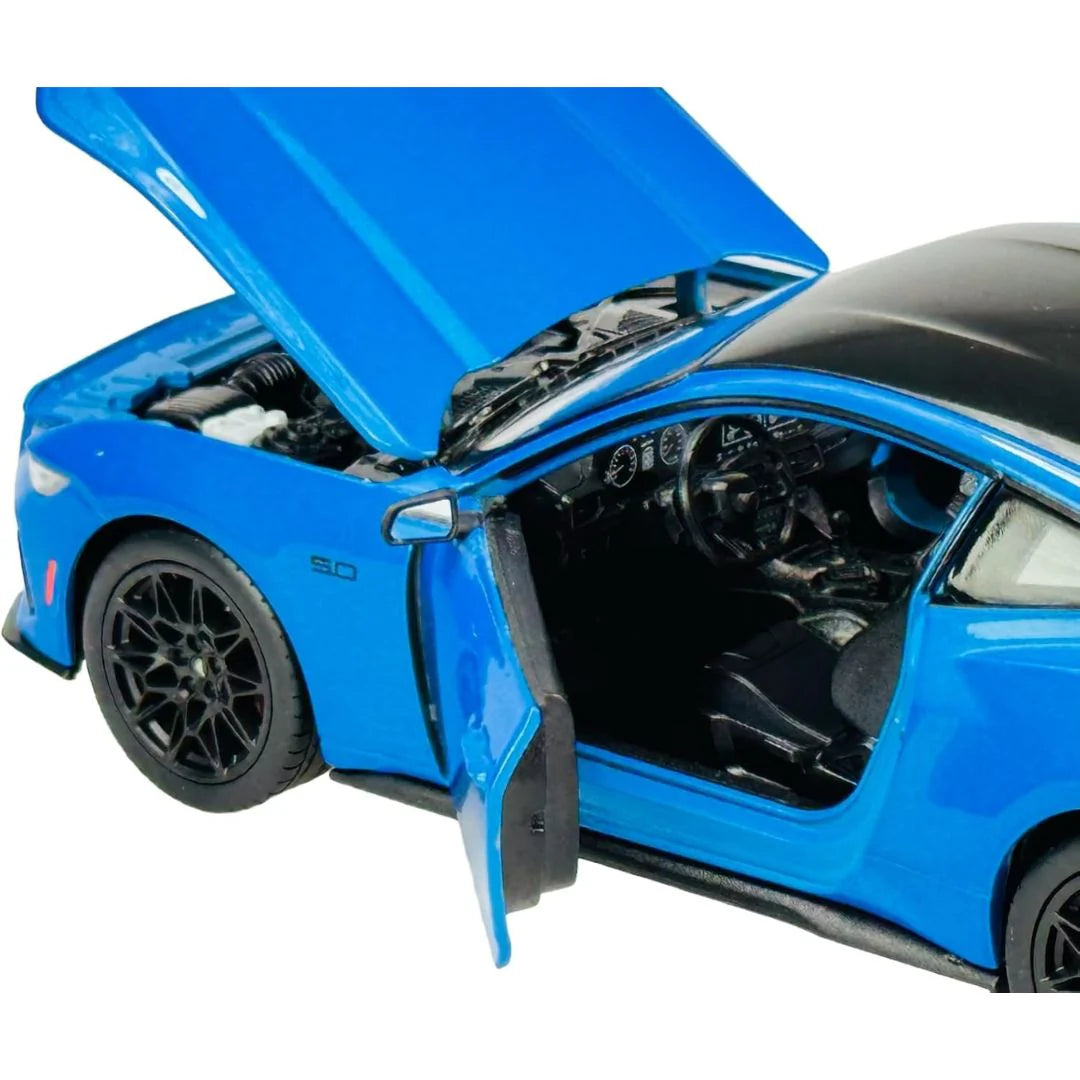 Welly 2024 Ford Mustang GT Blue diecast car 1/24 scale
